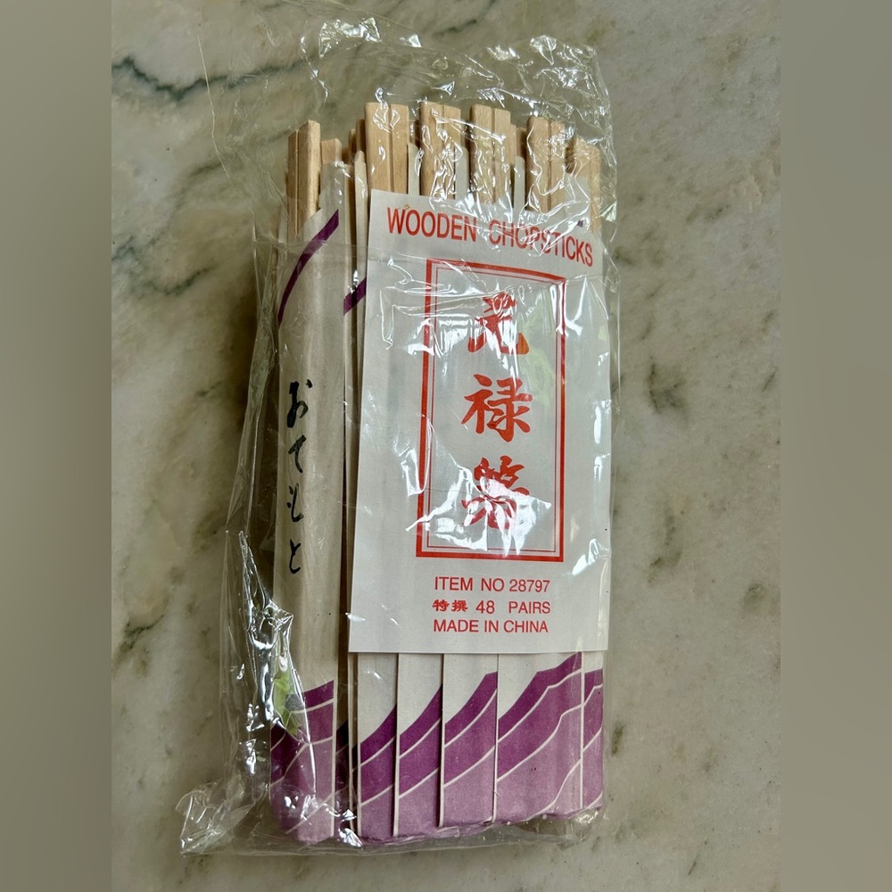 Wooden Chopsticks 40+ Sets individually wrapped